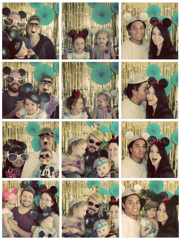 make your own party photo booth