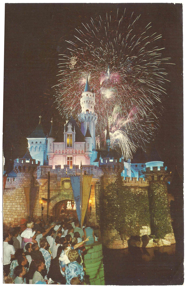 Ever Clever Mom - Disneyland Postcard: Fantasy in the Sky